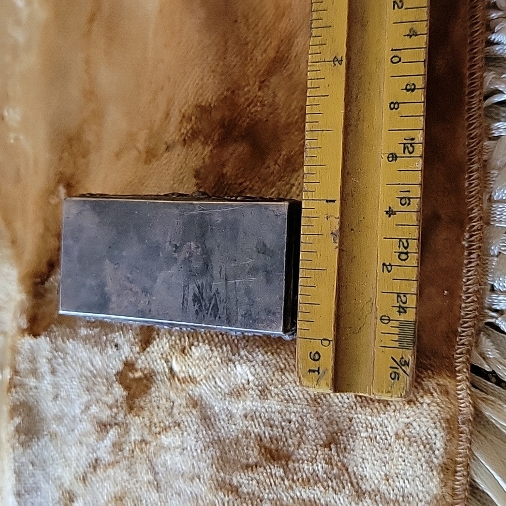 Silver 2 sided pillbox - Picture 7 of 13